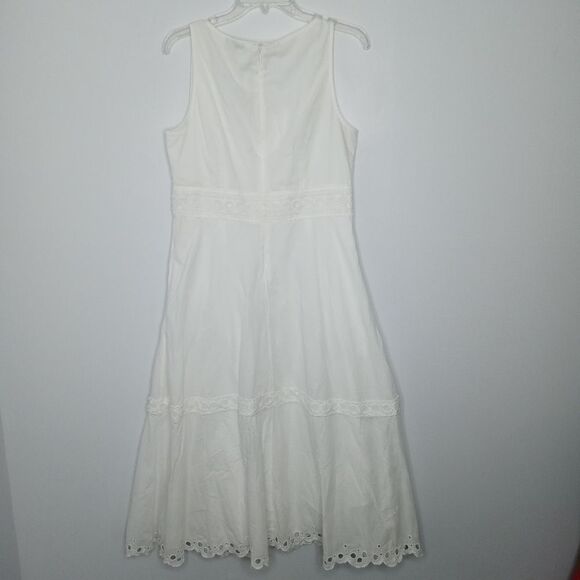 J.Crew white maxi dress - Picture 8 of 9